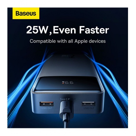Внешний аккумулятор Baseus PPBD020301 Black - фото 3