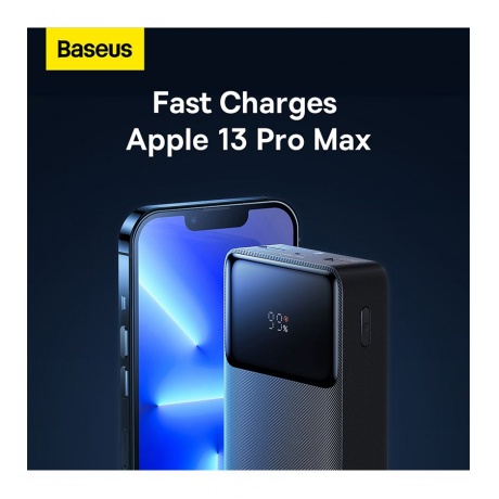 Внешний аккумулятор Baseus PPBD020301 Black - фото 4