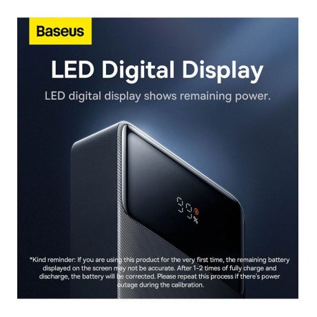 Внешний аккумулятор Baseus PPBD020301 Black - фото 5
