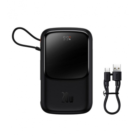 Внешний аккумулятор Baseus Qpow Pro iP Black (PPQD020001) - фото 11
