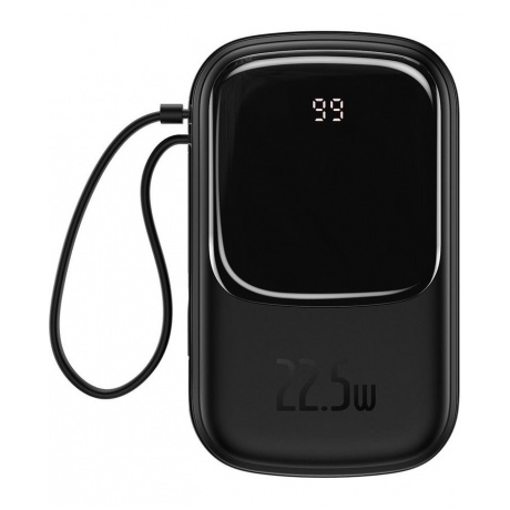 Внешний аккумулятор Baseus Qpow Pro Type-C Overseas Edition Black (PPQD060301) - фото 1