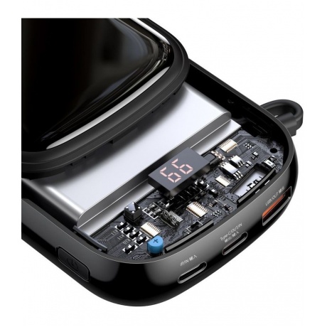 Внешний аккумулятор Baseus Qpow Pro Type-C Overseas Edition Black (PPQD060301) - фото 2