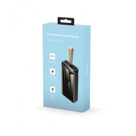 Внешний аккумулятор Rombica NEO PRO-300 Black - фото 4