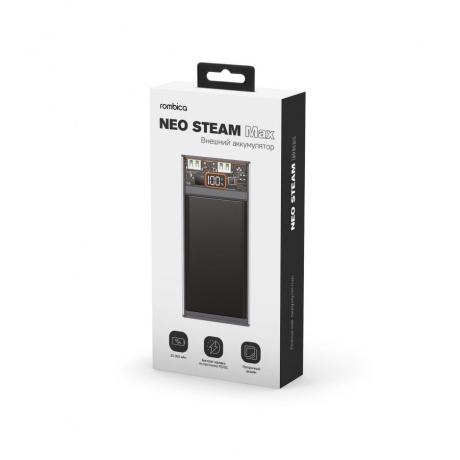 Внешний аккумулятор Rombica NEO Steam Max Gray - фото 5