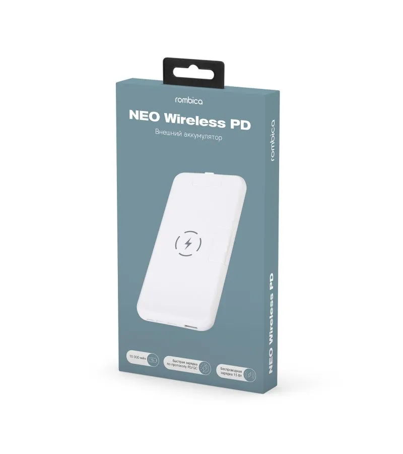 Внешний аккумулятор Rombica NEO Wireless PD White - фото 5