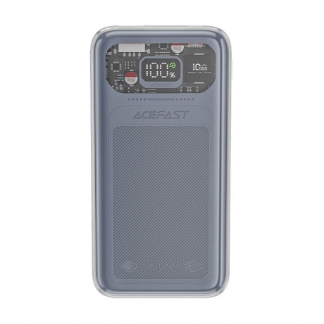 Внешний аккумулятор ACEFAST M1-10000 Sparkling series мраморный серый - фото 1