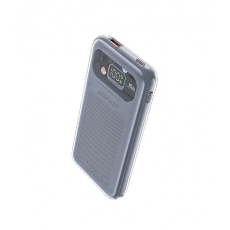 Внешний аккумулятор ACEFAST M1-10000 Sparkling series мраморный серый - фото 6