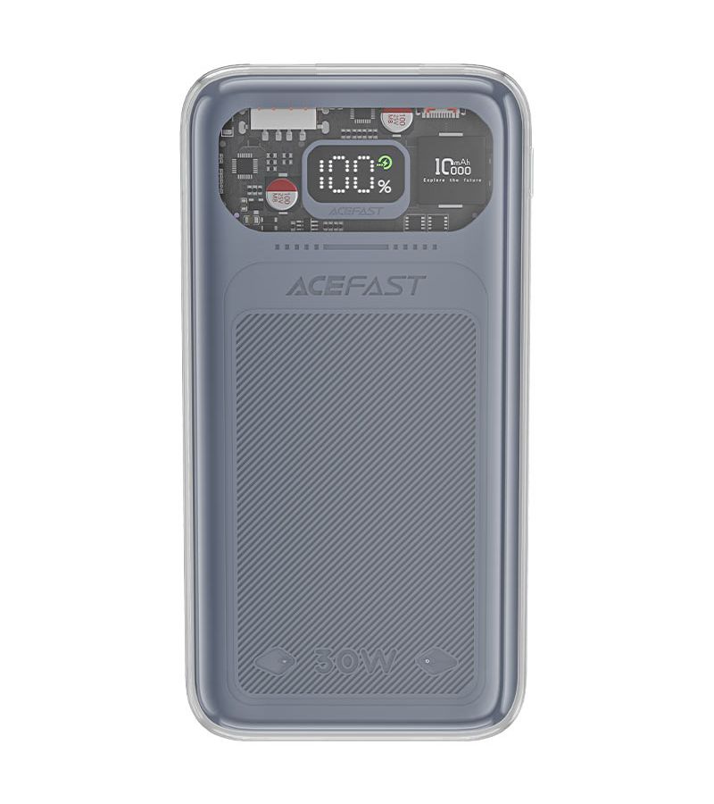 Внешний аккумулятор ACEFAST M1-10000 Sparkling series мраморный серый acefast m1 10000 мраморный серый портативный аккумулятор