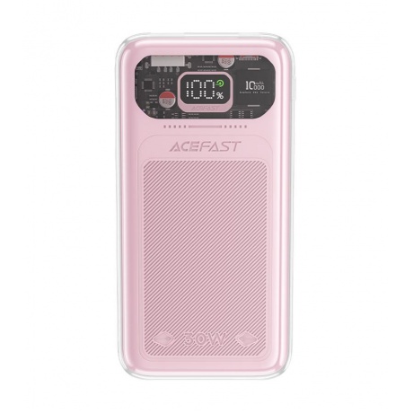Внешний аккумулятор ACEFAST M1-10000 Sparkling series нежно-розовый - фото 1