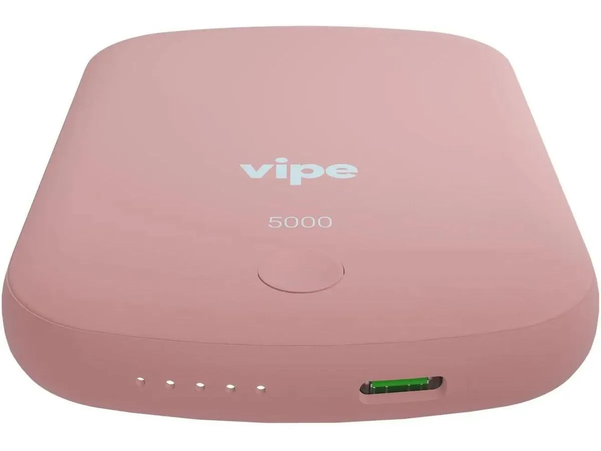 Внешний аккумулятор Vipe Jake,  5000мAч,  розовый (vppbjake5kstpnk) - фото 3