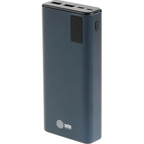 Внешний аккумулятор Cactus CS-PBFSYT-20000,  20000мAч,  синий