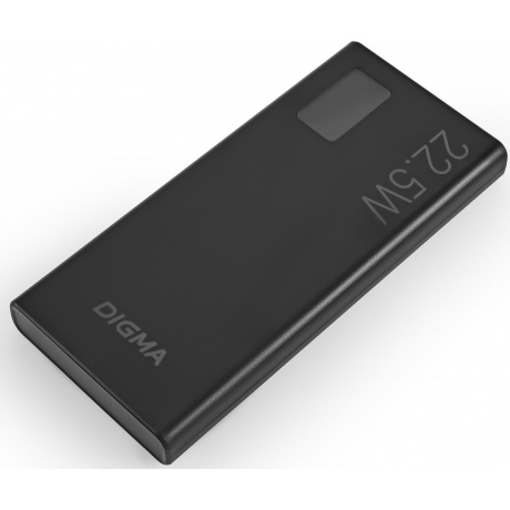 Внешний аккумулятор Digma DGPF10A,  10000мAч,  черный (dgpf10a22...