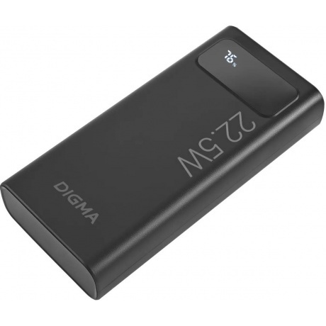 Внешний аккумулятор Digma DGPF20A,  20000мAч,  черный (dgpf20a22pbk) - фото 5