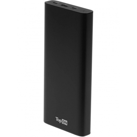 Внешний аккумулятор TOPON TOP-T140,  22400мAч,  черный (103271) - фото 3