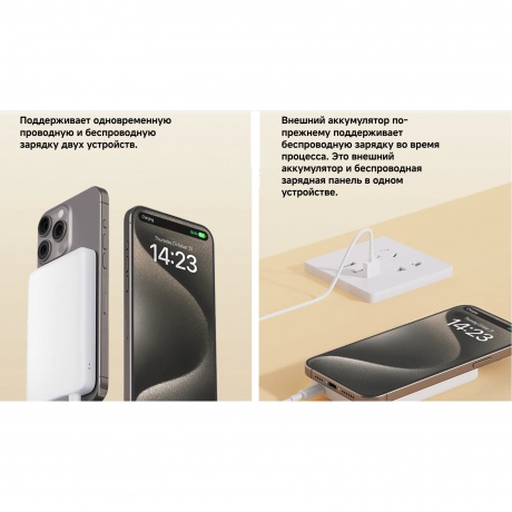 Внешний аккумулятор Xiaomi Magnetic Power Bank 5000mAh GL - фото 13