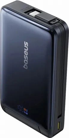 Портативное зарядное устройство Baseus Nomos Qi2 Cosmic Black (P...