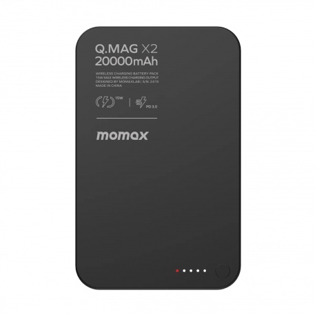 

Портативное зарядное устройство Momax IP133 Q.Mag X2 Black (IP133D), Черный