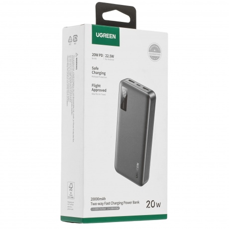 Портативное зарядное устройство Ugreen PB312 Gray (25683) - фото 8