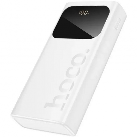 

Мобильный аккумулятор Hoco J144A Hymn 30000mAh 2A 2xUSB-A белый (42149)
