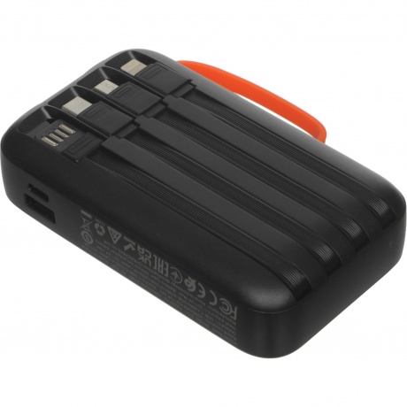 Мобильный аккумулятор Hoco J151 10000mAh 2A черный (53350) - фото 8