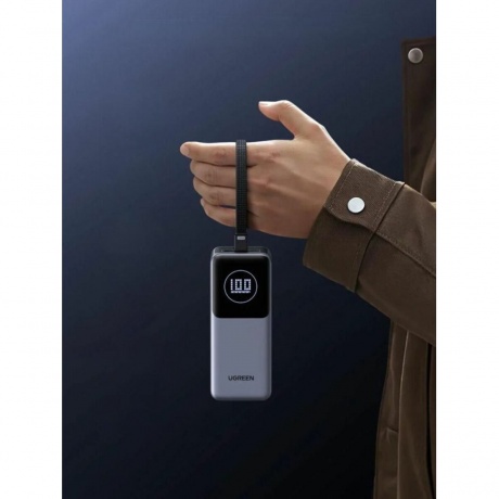 Портативное зарядное устройство Ugreen PB723 Space Gray (55365B) - фото 3