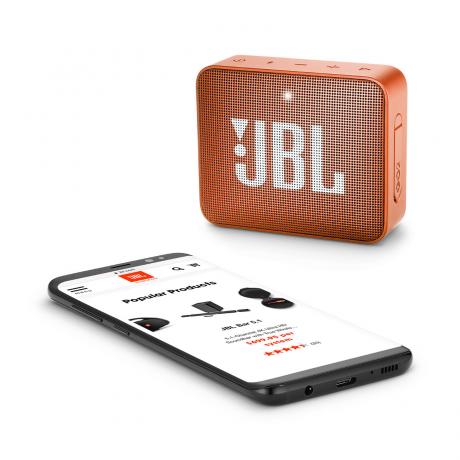 Портативная акустика JBL GO 2 оранжевый - фото 6