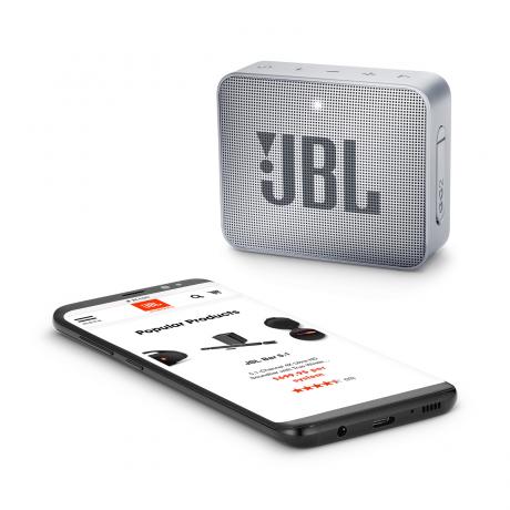 Портативная акустика JBL GO 2 серый - фото 6