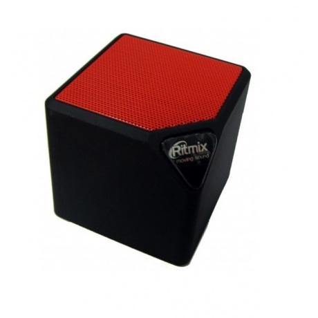Портативная акустика Ritmix SP-140B black+red - фото 7