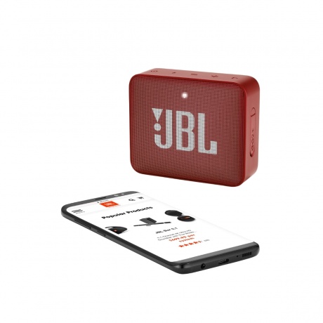 Портативная акустика JBL GO 2 Plus Red - фото 7