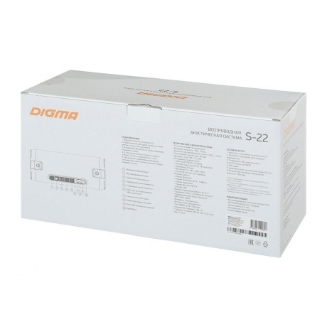 Портативная акустика Digma S-22 черный - фото 6