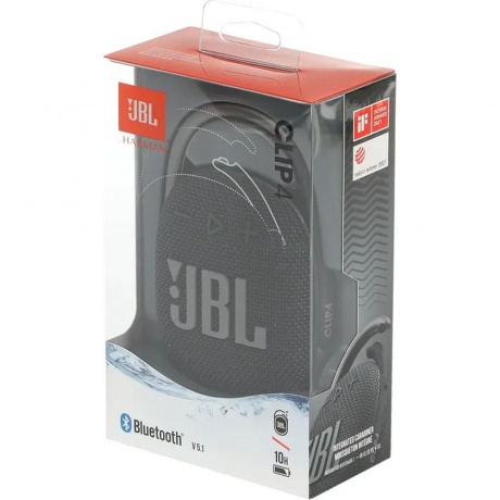 Портативная акустика JBL Clip 4 black - фото 13