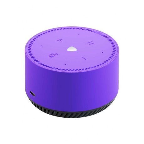 Умная колонка Яндекс Станция Лайт (YNDX-00025P) Фиолетовая - фото 2