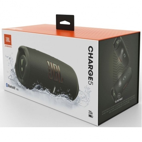 Портативная акустика JBL Charge 5 Green (JBLCHARGE5GRN) - фото 8