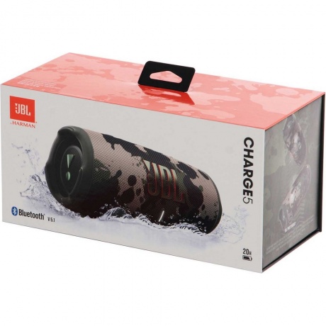 Портативная акустика JBL Charge 5 Squad (JBLCHARGE5SQUAD) - фото 7