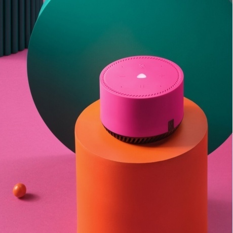 Умная колонка Яндекс Станция Лайт (YNDX-00025N) Фламинго - фото 6