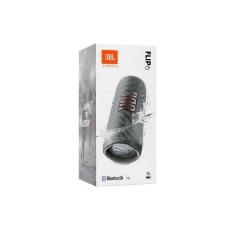 Портативная акустика JBL Flip 6 серый - фото 10