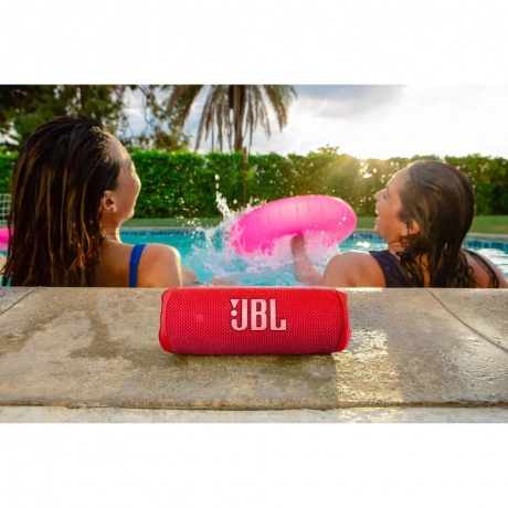 Портативная акустика JBL Flip 6 Red - фото 8