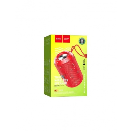 Портативная акустика Hoco HC1 Trendy, красный (40182) - фото 4