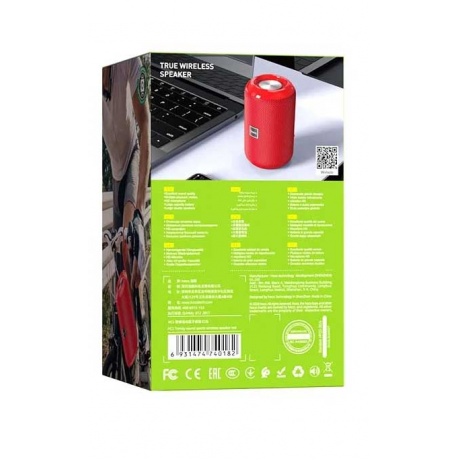 Портативная акустика Hoco HC1 Trendy, красный (40182) - фото 6