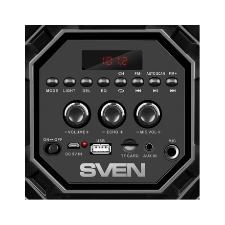 Портативная акустика Sven PS-550 2.0 чёрная - фото 7