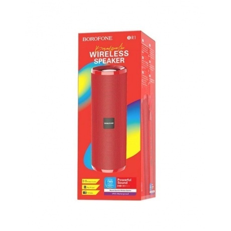 Портативная акустика Borofone BR1 Beyond, красный (11052)) - фото 4