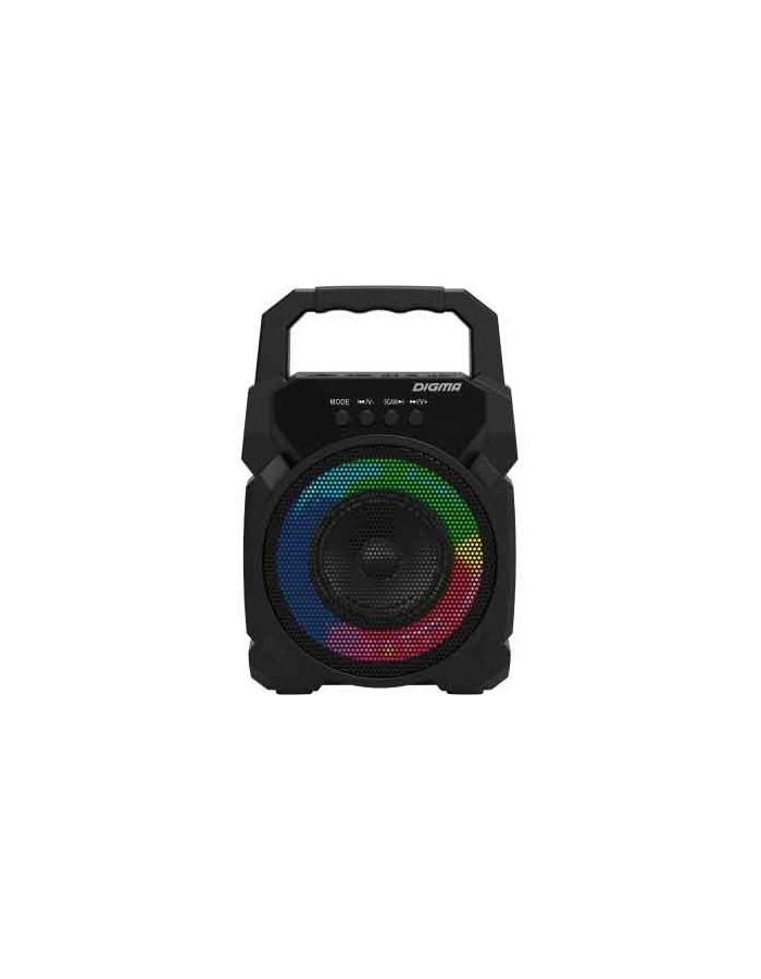 Портативная акустика Digma D-PS1500 черный (SP1500B) цена и фото