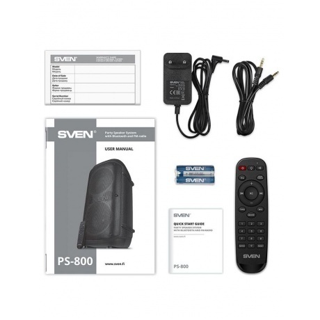 Портативная акустика SVEN PS-800 - фото 12