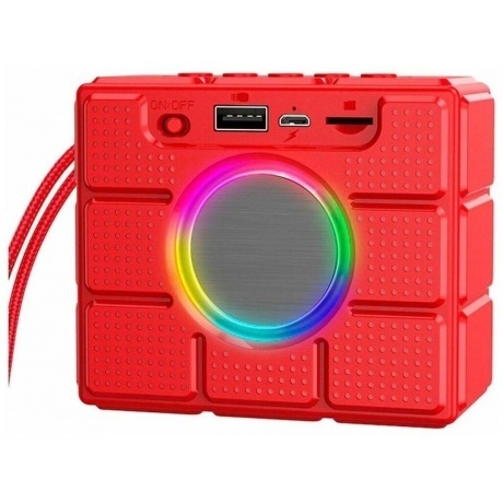Портативная акустика Borofone BR16 Gage, красный (49932) - фото 5