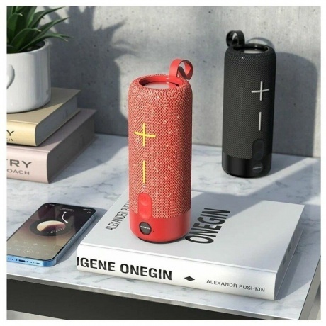 Портативная акустика Borofone BR19 Euphony, красный (81986) - фото 4