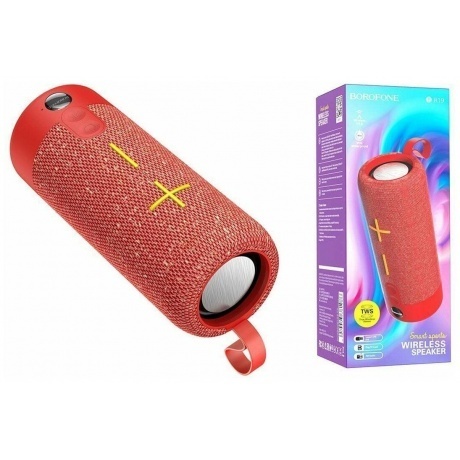 Портативная акустика Borofone BR19 Euphony, красный (81986) - фото 5