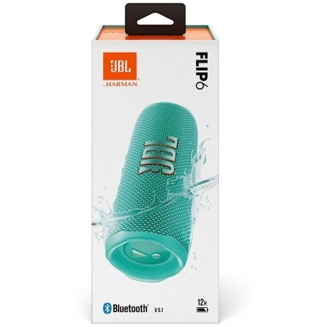 Портативная акустика JBL Flip 6 Teal - фото 7