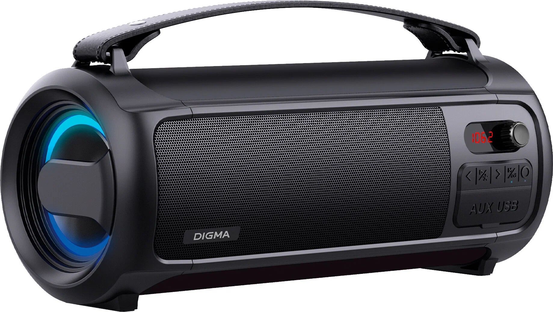 Портативная акустика Digma D-PS1523 черный (SP1523B) цена и фото