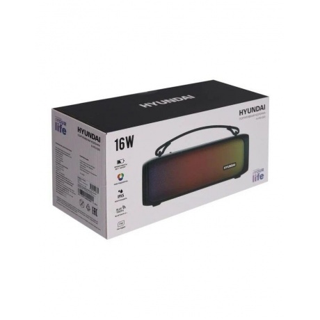 Портативная акустика Hyundai H-PS1020 черный - фото 8