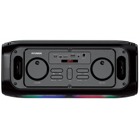 Портативная акустика Hyundai H-PS1030 черный/черный - фото 3